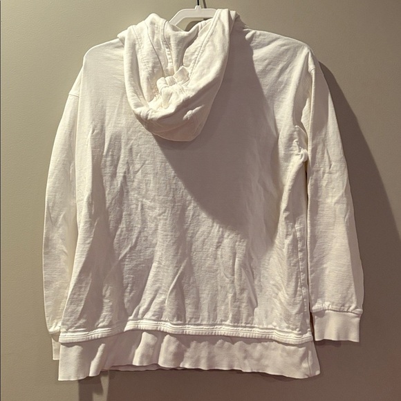 Athleta Sundown Alliance Hoodie Women’s White Pullover Size M - Picture 3 of 7